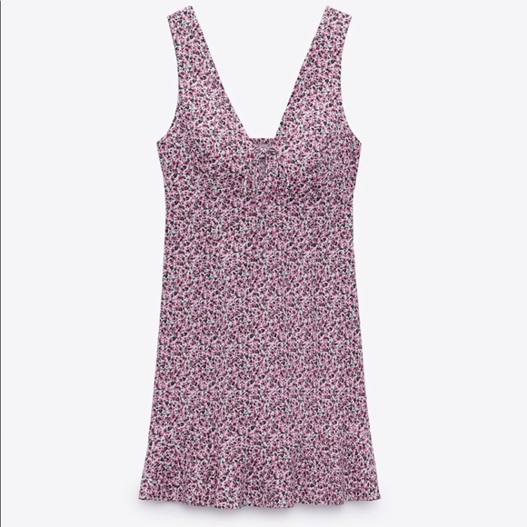 Zara Dresses & Skirts - Zara Mini Floral Sleeveless Dress